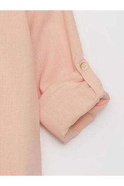 LC Waikiki Cămașă pentru băiat din popelin cu mânecă lungă Lcw Kids Basic