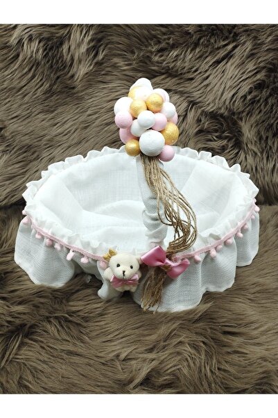 7Renk Ayıcıklı Bebek Mevlütü Sepeti,Hediyelik Dağıtma Sepeti ,Kırk Uçurma Sep...