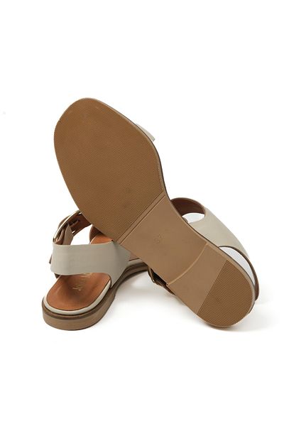John May Γυναικεία σανδάλια Δερμάτινα MAR-23Y-166-006 John May BEIGE SKIN