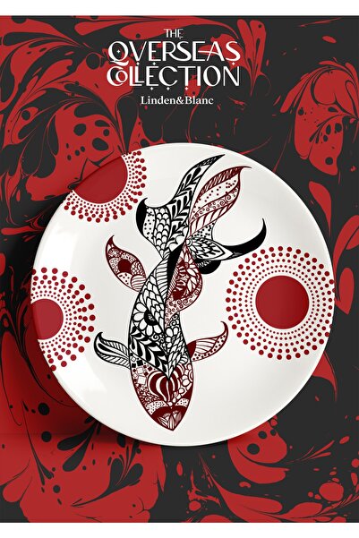 Linden Blanc The Overseas Collection 12'li Melamin Tabak Seti ( 6 Büyük, 6 Kü...