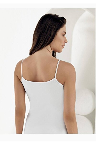 Şahinler Γυναικείο λουράκι με λευκό σχοινί Lycra Single Jersey Singlet M Νέας σεζόν (6 Οικονομικό Πακέτο)