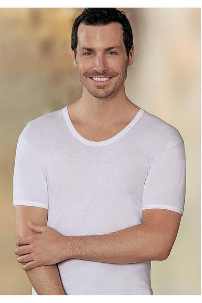 Şahinler Men's White 6 Pack 100% Cotton Undershirt M New Season