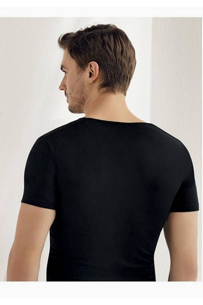 Şahinler Men's Black Short Sleeve Athlete M Sh New Season (6 Economic Pack)