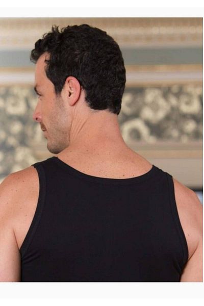 Şahinler Men's Wide Strap Combed Cotton Undershirt New Season (1 Economical)