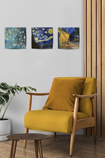 Begoloni Stone Decor Decor de perete din piatră naturală 20x20cm Tablo - Set ...