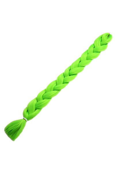 KONAK PERUK Synthetic Hair For African Braid And Rasta - Neon Green