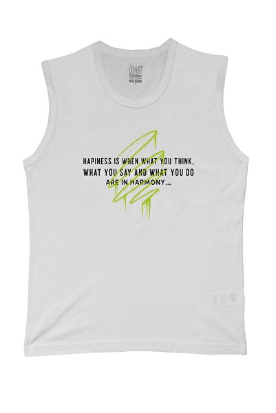 Raf Coll Чоловічий безрукавний трикотажний футболка з цифровим принтом, 100% бавовна