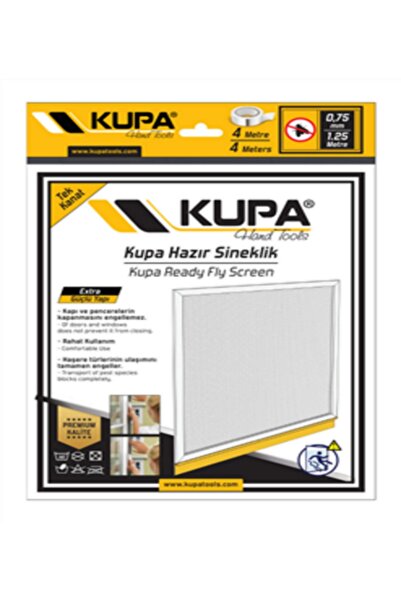 Kupa Pratik Sineklik Tek Kanat 0,75 Mmx1,25 Mt A Sınıfı Kalite