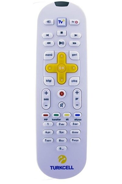 Turkcell Tv Plus Orjinal Klavyesiz Kumanda