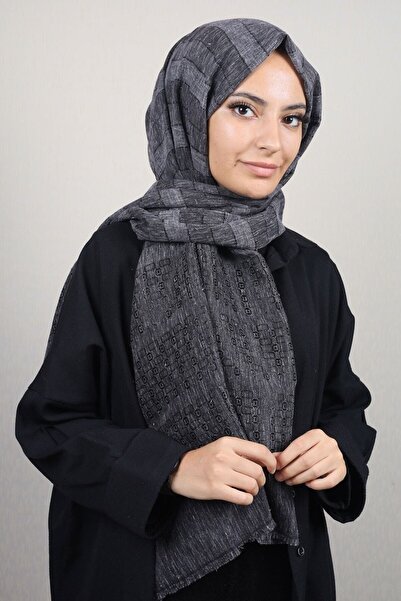 Desenli Aqua Şal - Desen-05 - Renk-01