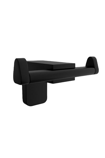 Zethome Black Robe Hook Stainless Wall Mounted Bathroom Hook Towel Rack F1