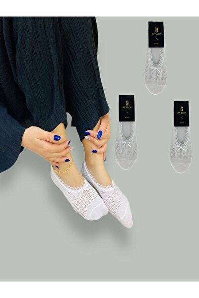 NF GLCN Babet Çorap Dantelli 3'lü