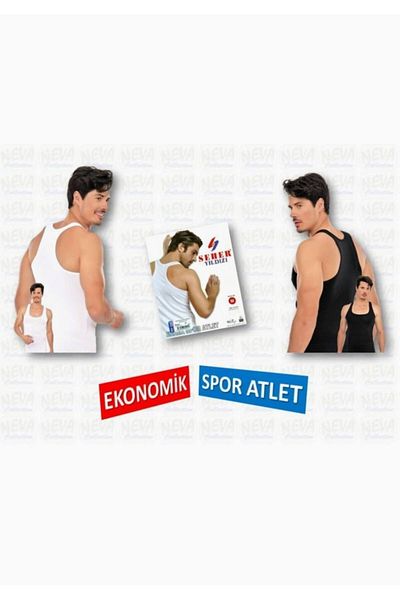 Seher Yıldızı Ανδρικά αθλητικά εσώρουχα New Season Rib - Λευκή συσκευασία των 6