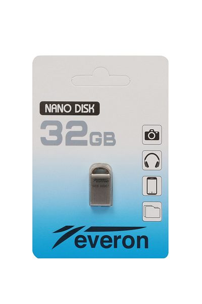Everon ذاكرة فلاش USB سعة 32 جيجابايت معدنية صغيرة