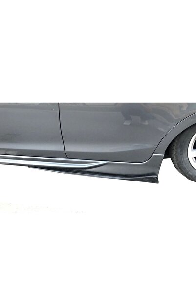 MKG Honda Civic Fc5 2016-2021 Kulaklı Yan Marşpiyel Altı Lip Kısa 86 Cm Piona Black (ÇİFT)
