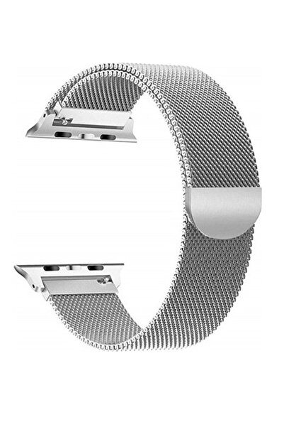 i-Stone Watch Uyumlu 5/4/3/2/1 Serisi 42-44 Mm Hasır Metal Kordon Kayış Mıkna...