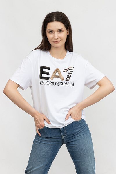 EA7 White T Shirts Styles Prices Trendyol