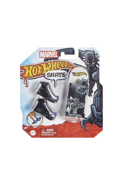 HOT WHEELS Skate Parmak Kaykay Ve Ayakkabı Black Panther Hnl74