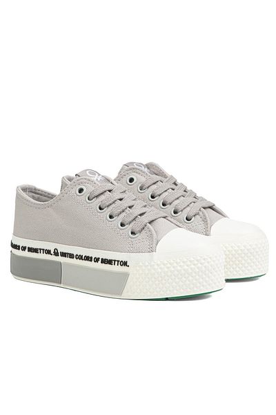 Benetton ® |   Bn-30934 - Γκρι - Γυναικεία αθλητικά παπούτσια
