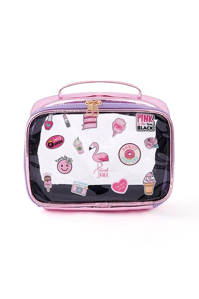 Think Happy Makeup and Cosmetic Bag - Stylish and Convenient Set