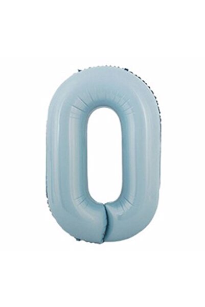 Parti Station بالون رقم فويل بيبي بلو 0 سنوات، بالون رقم 76 سم، بالون طائر، ب...
