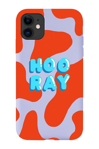 shoptocase غطاء هاتف متوافق مع هاتف آي فون 11 متوافق مع حافظة هاتف إطلاق ممتازة بتصميم Hooray