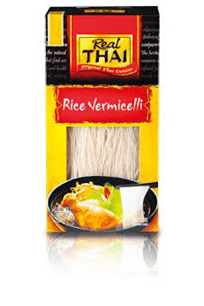 Real Thai Pirinç Şehriyesi Rice Vermicelli 250 Gr 3'lü Set