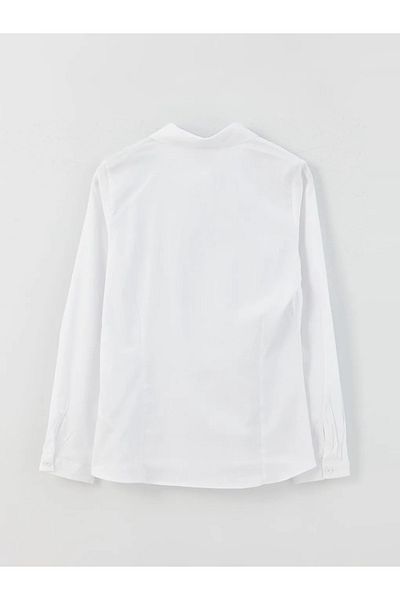 LC Waikiki Cămașă Lcw Kids Basic cu mânecă lungă pentru fetiță