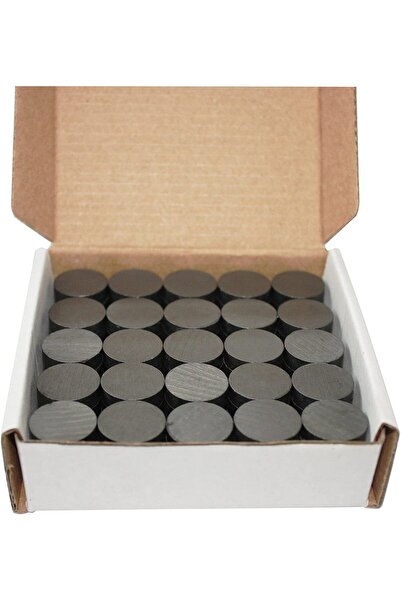 Hdg 5.000 Adet Dekorasyon Güçlü Siyah Ferrit Mıknatıs Magnet D15x3 Mm Nikah Ş...