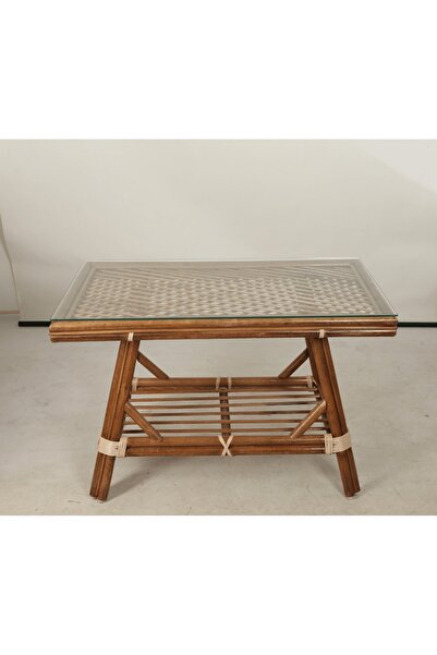 DEKORZADE Balkon Bahçe Teras Cafe Masası (cam Dahil)