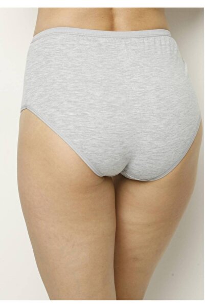 Tutku Жіночий 10-пакет сірий бавовняний лікра з високою талією бато труси Новий сезон