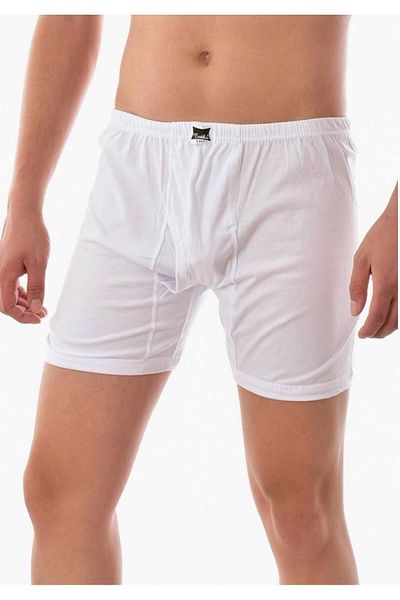 Tutku White Men's Long Panties New Season (10 Economic Pack)