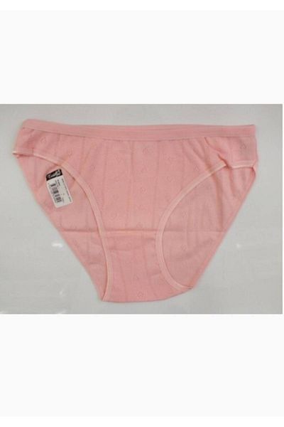 Tutku Pachet de 6 chiloți de bikini jacquard somon pentru damă, sezon nou