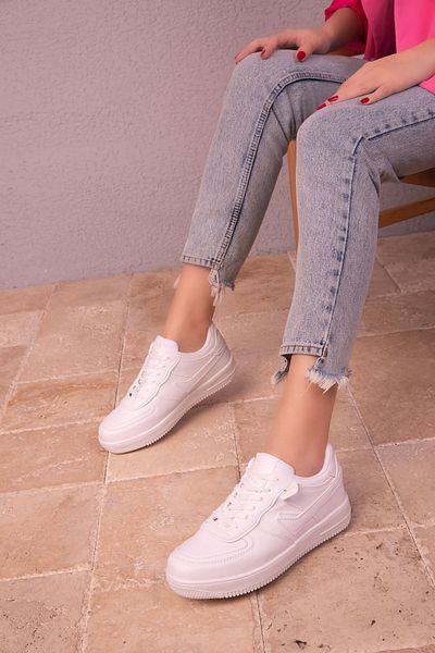 SOHO Women's White Sneakers 15278