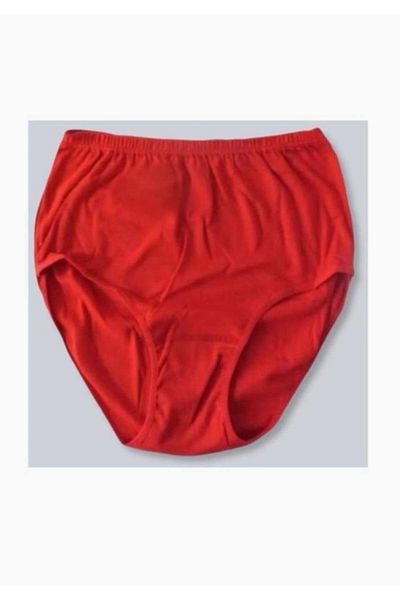 Tutku Poky Women's 6-Piece Ribbed Flexible Large Size Bato Panties New Season