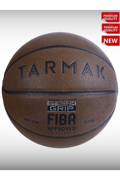 OverPazar Μπάλα μπάσκετ ενηλίκων Gmb Tarmak - Μέγεθος 7 - Καφέ - Bt500 Grip
