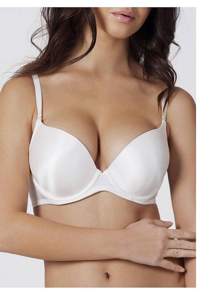 Orkide Women's Ecru Full Push Up Size 2 Enlarging Bra New Season