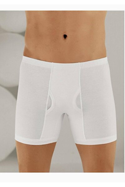 Şahinler New Season Men's White 6 Pack 100% Cotton Boxers - Size M