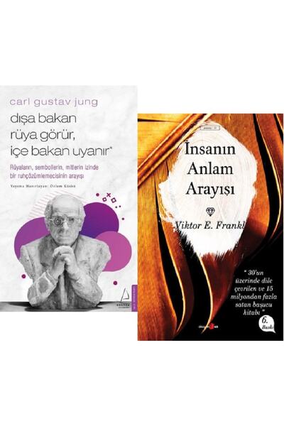 Destek Yayınları Dışa Bakan Rüya Görür İçe Bakan Uyanır + İnsanın Anlam Arayışı / 2 Kitap Set