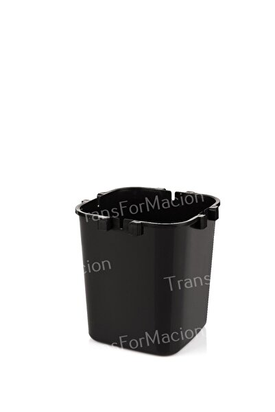 Tuffex 8 Litre Tutma Saplı Iç Kovalı Tezgah Üst Mutfak Çöp Kovası Siyah