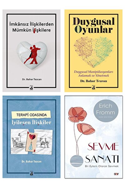 Küsurat Yayınları İmkansız İlişkilerden Mümkün İlişkilere Duygusal Oyunlar Bahar Tezcan Sevme Sanatı Erich Fromm