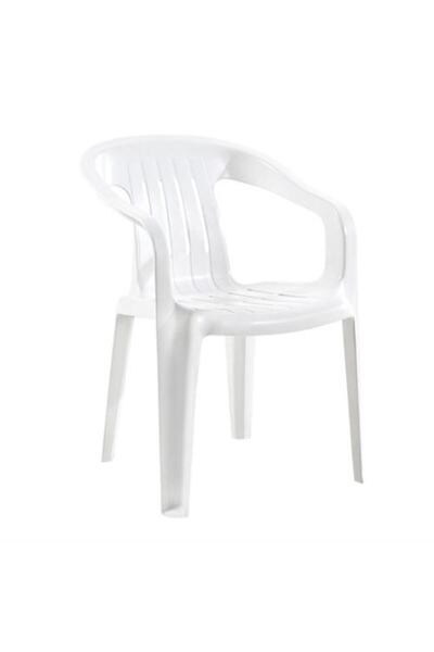 Papatya Elit Koltuk - Plastik Bahçe Balkon Koltuğu - Beyaz