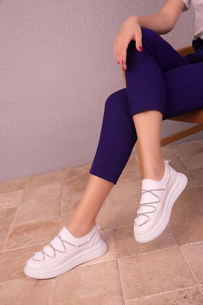 SOHO Women's White Sneakers 17895