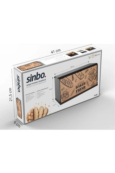 Trendruum Foldable Bread Cabinet with Wooden Door