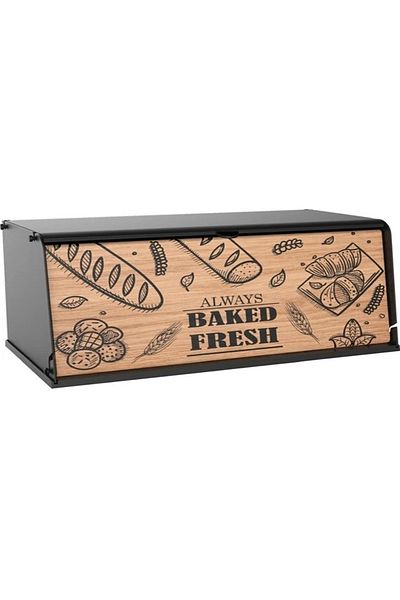 Trendruum Foldable Bread Cabinet with Wooden Door