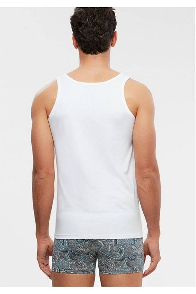 Kom Men's Undershirt White Xl New Season (2 Economical Package)
