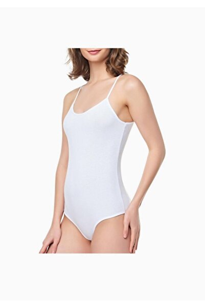 Seher Yıldızı بدلة نسائية بيضاء مكونة من 6 قطع بأشرطة رفيعة من الإيلاستين للم...