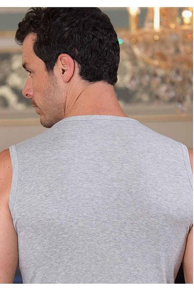 Şahinler New Season Men's Ribbed Crew Neck Sports Undershirt - Economical Pack of 11