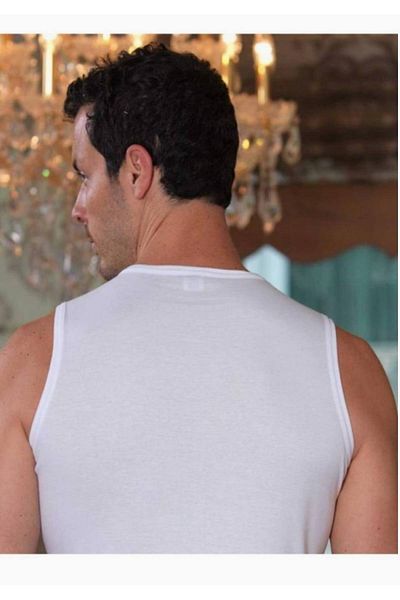 Şahinler New Season White Men's Athlete - Zero Sleeve, Rib (1 Piece Economical)