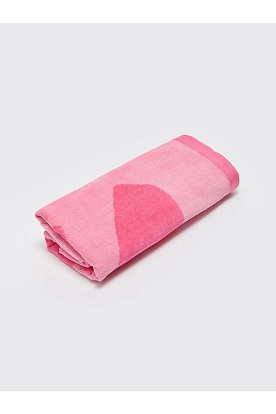 LC Waikiki LCW ACCESSORIES Bedrucktes Damen-Strandtuch aus Baumwolle, 70 x 150 cm
